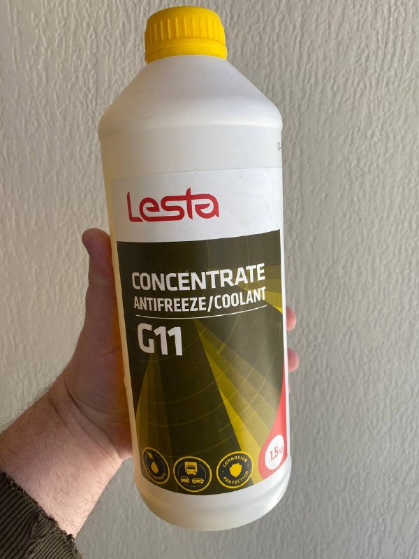 Продам неиспользованный желтый антифриз фирмы „Lesta“
