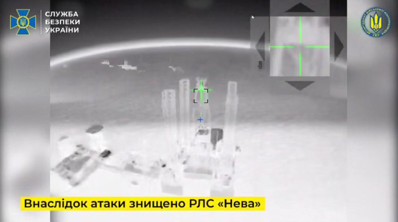 Ukrainian drones destroy Russian radar, supply depots on Black Sea gas platforms, SBU says