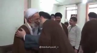 For the first time, a part of the meeting between the leader Mujtaba Khamenei and Sheik Mesbah Yazdi, may God have mercy on him, is shown for the first time.