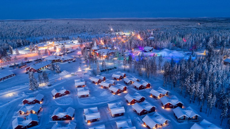 He's coming to town...Santa Claus Village in Rovaniemi, Lapland, Finland (© Smelov/Shutterstock)