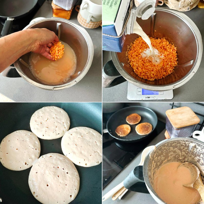 Чечевичные оладьи