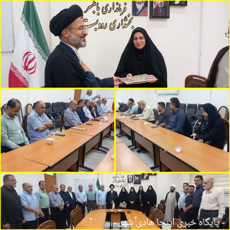 اینجا هادیشهر: دیدار امام جمعه ، شهردار ، اعضای شورای شهر و روسای ادارات هادیشهر با بخشدار به مناسبت هفته گرامیداشت دولت 🍉 اینجا هادی