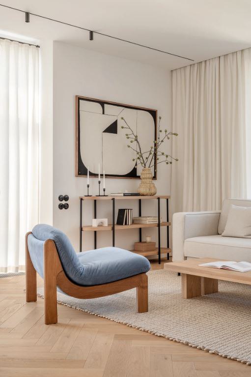 Cпокойствие, многослойность и продуманный дизайн, тяготеющий к тишине Пример использования цвета года 2026 под названием облачный танцор cloud danc... - изображение 2 - cпокойствие, многослойность, продуманный