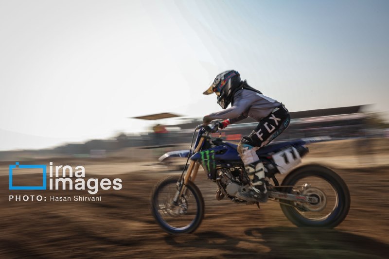 Tehran Championship in the first round of the country's motocross competition.