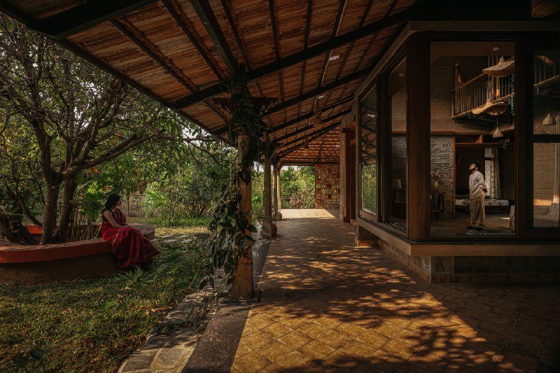 The Saffron Verandah House HabitArt Architecture Studio Chembarasanapalli, India Houses Year 2025 - изображение 1 - saffron, verandah, house