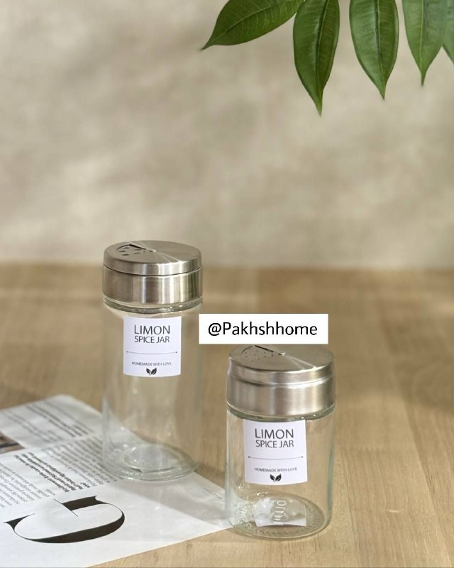 پخش هوم لند: ⭐️ محصول جدید ⭐️🌸 جاادویه شیشه ای درب فلزی استیل✅حجم به ترتیب : 140_200 cc✅📦۳۶ عدد✅سایز کوچک کد ۲۳۸۳ : ۳۲۲۰۰۰ ت✅سایز بزر