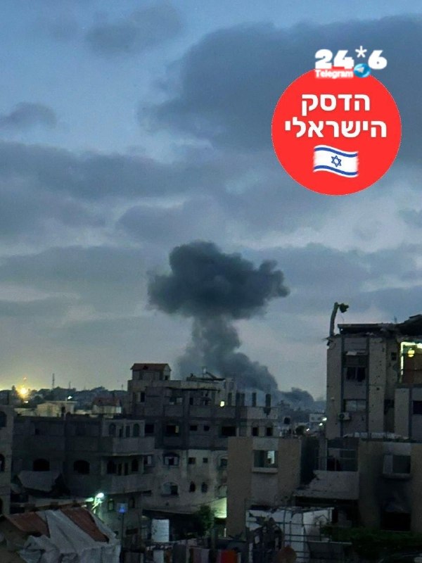 🇮🇱 ד.ע .צה"ל תקף יעד טרור של חמאס במחנה הפליטים אל-מע'אזי שבמרכז רצועת עזה.