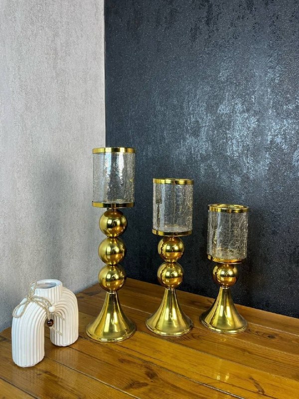 بازار شوش تهران |شوش مارت: 🔻 جاشمعی مدل توپی ۳ سایز🔸فروشگاه BEST DECOR💵2.000.000 تومان (شهریور 1405)-------------✅ اطلاعات تماس:📱09301567776📱092108