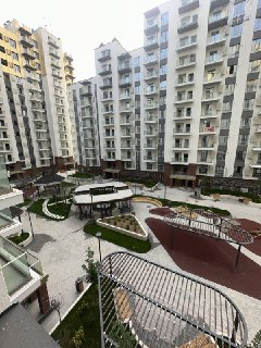 Own 1-room apartment with a courtyard view and a view of the TV tower