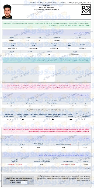 مشاوره کنکور رندو | سروش جباری: 🔥تجربیات کوتاه ولی ارزشمند آناهیتا علائی روزبهانی رتبه ۱۵۴ منطقه دو تجربی از دانش‌آموزان رندو❤️ #رتبه_برترهای_رندو ⬇️🏆 ک
