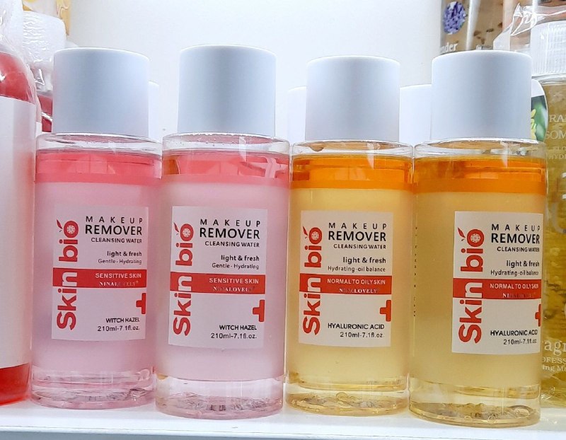 💄لوازم آرایشی و بهداشتی گناوه بیوتی 💅: آرایش پاک کنSkin bioMakeup Removerدو رایحه روشن کننده و آبرسانجین ۱۲ عدد