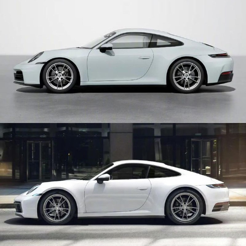 Обновленный Porsche 911 (До/После) 3