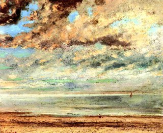 Gustave Courbet, SunsetThe Art Vault 🎨