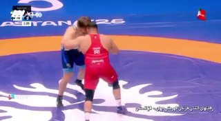 טנק אמל הגיע לגמר באכזריות מוחלטת פרדין הדיאטי ניצח בחצי גמר 130 ק"ג באליפות העולם בהיאבקות בתוצאה 9-0 מול…