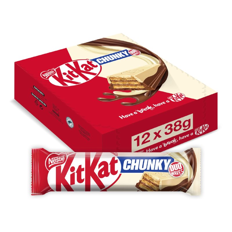 Nesquik Nestlé Kitkat Duo Bar, 38 g x 12