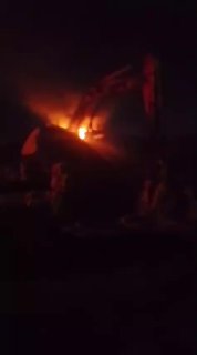 מתנחלים הציתו "מחצבה" באזור ואדי אלרחים במסאפר יטא, דרומית לחברון.