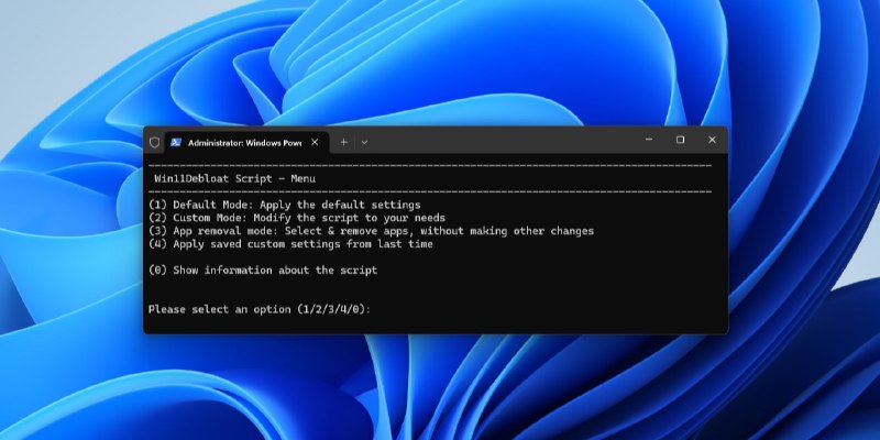 GitHub - Raphire/Win11Debloat: A simple, lightweight PowerShell script to remove pre-installed apps, disable telemetry, as well…