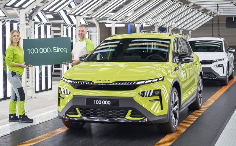 Skoda выпустила 100-тысячный Elroq за 10 месяцев 2
