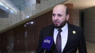 הצהרת שר האנרגיה מוחמד אל-באשיר לסאנא על שיתוף הפעולה עם הצד הצרפתי בתחום חיפוש והפקה של נפט וגז.