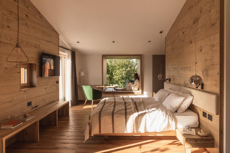 Pineta Nature Resort MICHELE SICHER ARCHITETTO COREDO, ITALY Area 240 m Year 2024 - изображение 4 - pineta, nature, resort