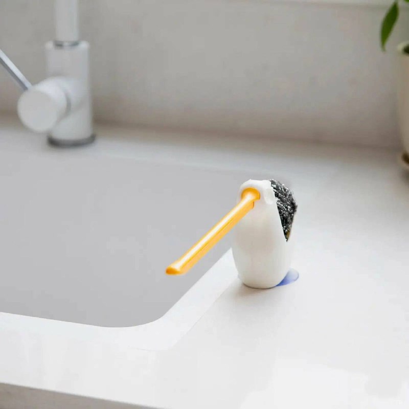 Чувствую, без этого малыша теперь не обойтись Peleg Design Pelix держатель для губки и тряпки. Просто цепляется на край раковины, сушит, не даёт ра... - изображение 3 - telegram, view, чувствую