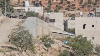 قوات الاحتلال تنتشر في المغير لحماية المستوطنين