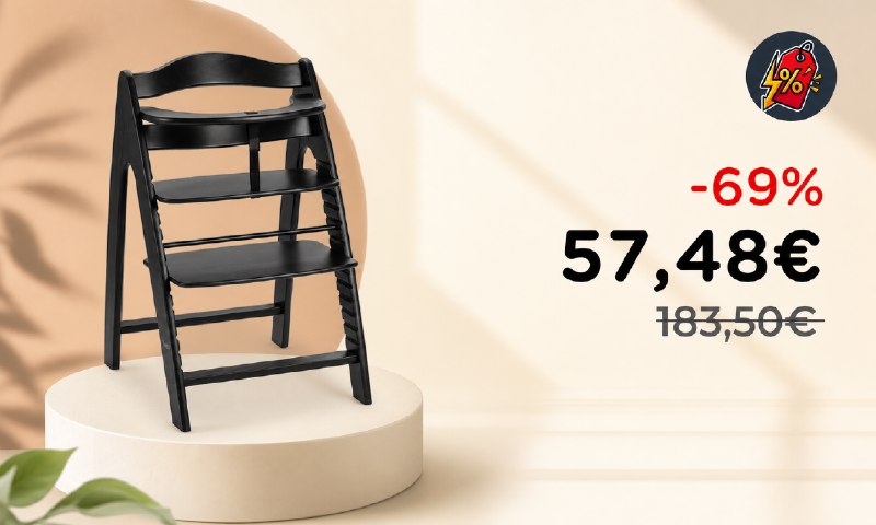 Hauck Seggiolone Legno Arketa N Play: Offerta Imperdibile a 57,48€!