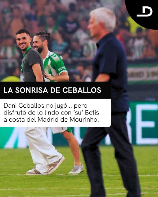 رئال مادرید | Real Madrid: الدسمارکه:سبایوس بعد مدت‌ها دوباره با بتیس دیده شد؛ روز خاصی بود، توی زمین خودش و جلوی تیم سابقش رئال مادرید. نتونست داخ