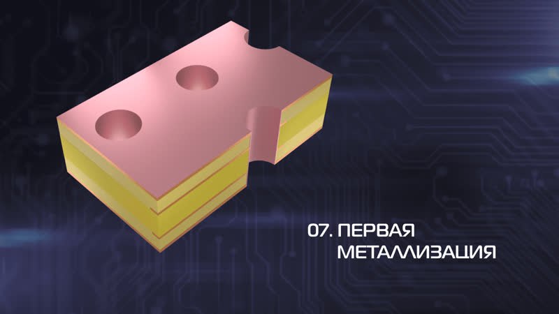 Как осуществляется первая металлизация при изготовлении печатных плат