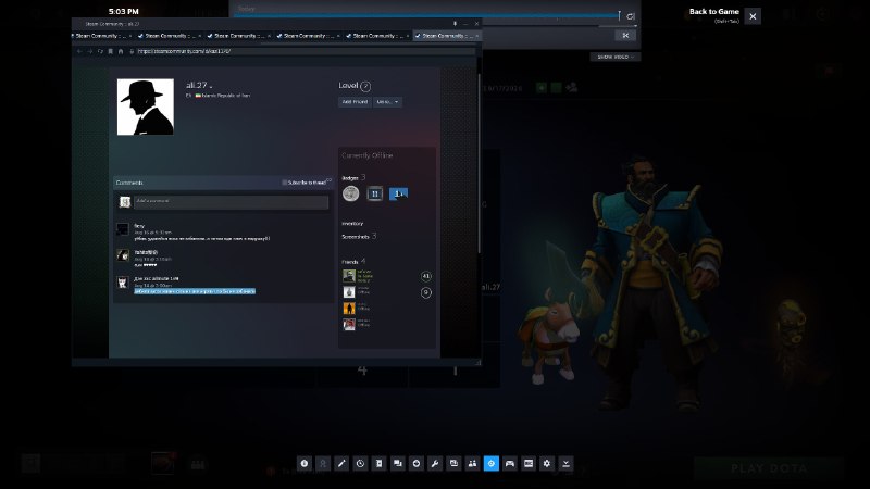 Dota2 Live: این داداشمونم کصخلهبا نیو اکانت جوری پردیکت زده اومده تو گلوبالیکی بهش بگه سال پیش هرکی نیو اک زد وک بن خورد از دوتا✅دوت