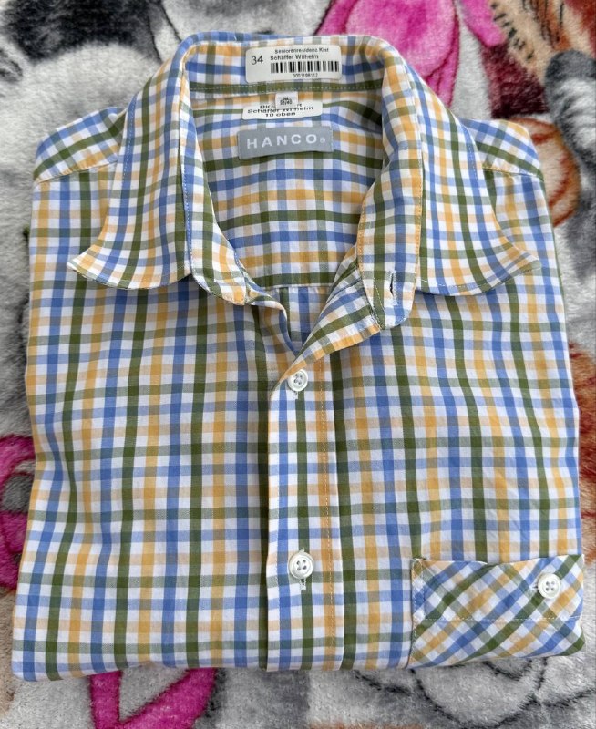 Мужская рубашка Hanco M с коротким рукавом