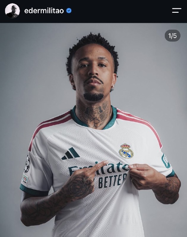 رئال مادرید | Real Madrid: پست میلیتائو تو اینستا. 🤍👑@FCRealMadrid |