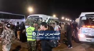 מאמץ השירות של כוחות הגיוס העממי ממשיך לשלוח מבקרים מכרבלא הקדוש לנג'ף הקדוש.
