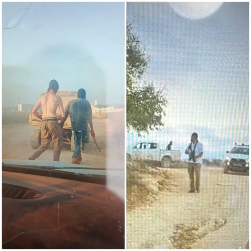 מתנחלים מתפרעים ומונעים מחקלאים להגיע לאדמותיהם באזור אל-דהור, צפונית לעיר דרסטיה, צפונית מערבית לסלפית.