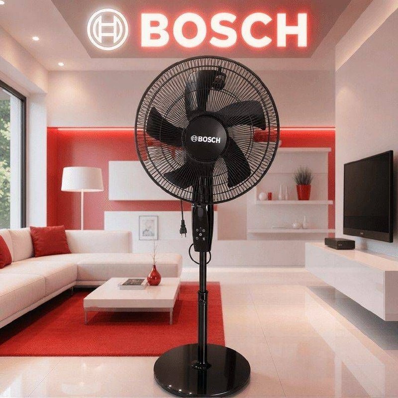 لوازم نو ودر حد نو مشهد شهرستانها احمدی: ❌‼️ کاهش قیمت عالی بعلت تک ماندن ❌‼️🔥پنکه ۳ منظوره Bosch بوش اورجینال 👌🏻کنترل دار تمام لمسی حالت ایستاده، رومیزی و دیوار