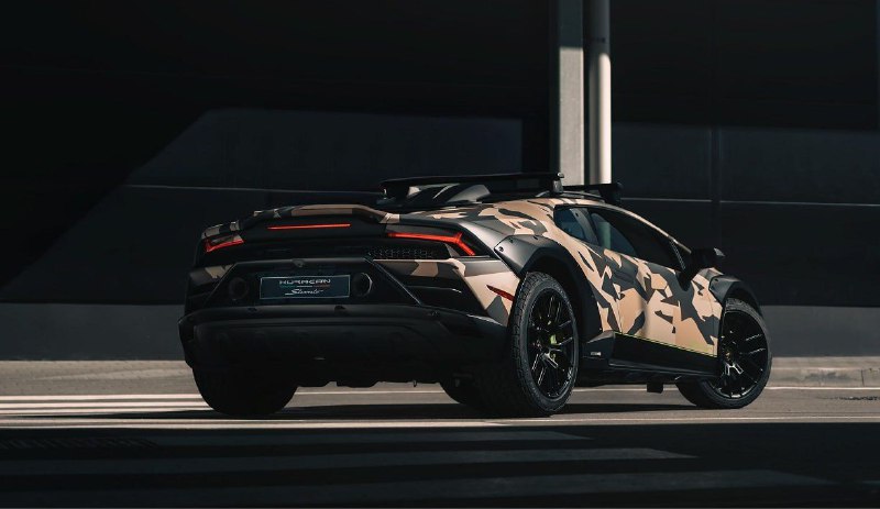 Lamborghini Huracan Sterrato получила камуфляжную окраску 2