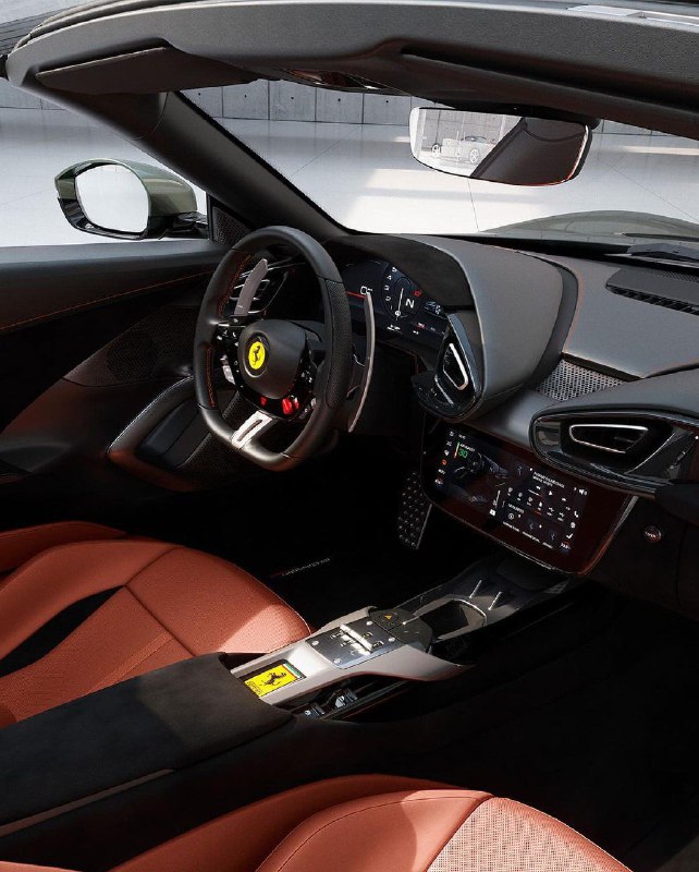 The new front engined Ferrari V12 5