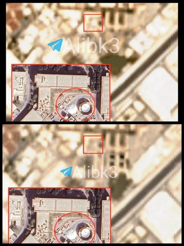 תמונות לוויין מראות כי אנטנת תקשורת בתוך בסיס NSA בחריין, שבו שוכן מפקדת הצי החמישי של ארה"ב, נפגעה ישירות…