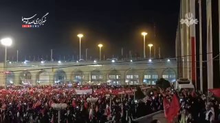 🎦 נוכחות אנשים הלילה במוסלה בטהרן
