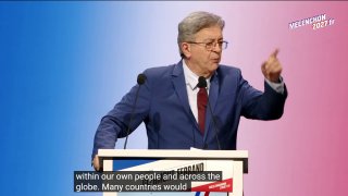 French presidential candidate Jean-Luc Melanchon: