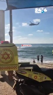 חיפושים אחר נער שנסחף בחוף לא מוכרז סמוך לפלמחים