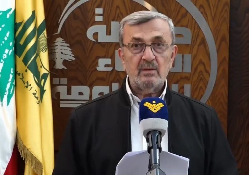 نسیم آنلاین: حزبالله: مقاومت از علی الطاهر عقبنشینی نمیکند🔹حسن عزالدین، نماینده فراکسیون وفاداری به مقاومت در پارلمان لبنان، با تأ