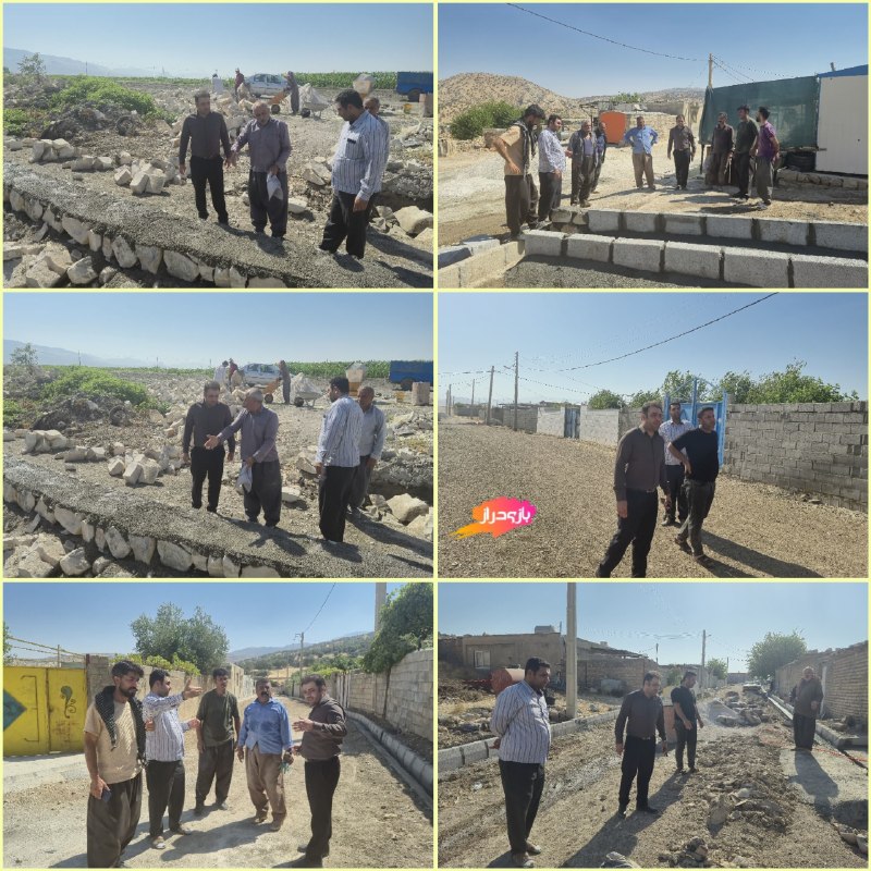 بازی دراز: 💥دکتر بهزاد مرادی ، بخشدار دشت‌ذهاب ، از پروژه‌های عمرانی روستاهای رمکی، امام عباس و تپه‌ماران بازدید کرد. 🔸در این بازدی