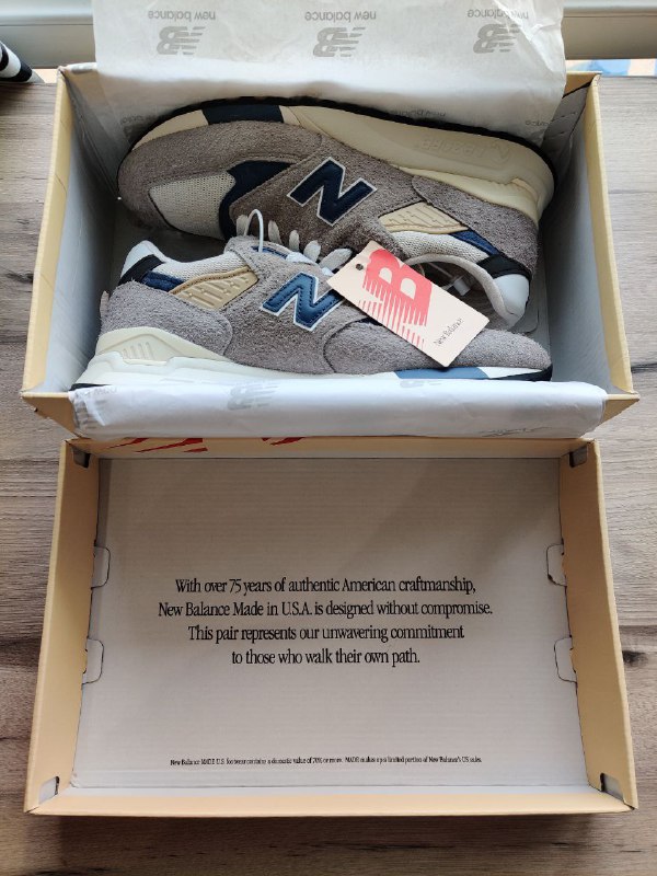 🎁 Новые кроссовки New Balance 998 Teddy Santis Grey Day, Made in USA, оригинал, из США, лимитирован