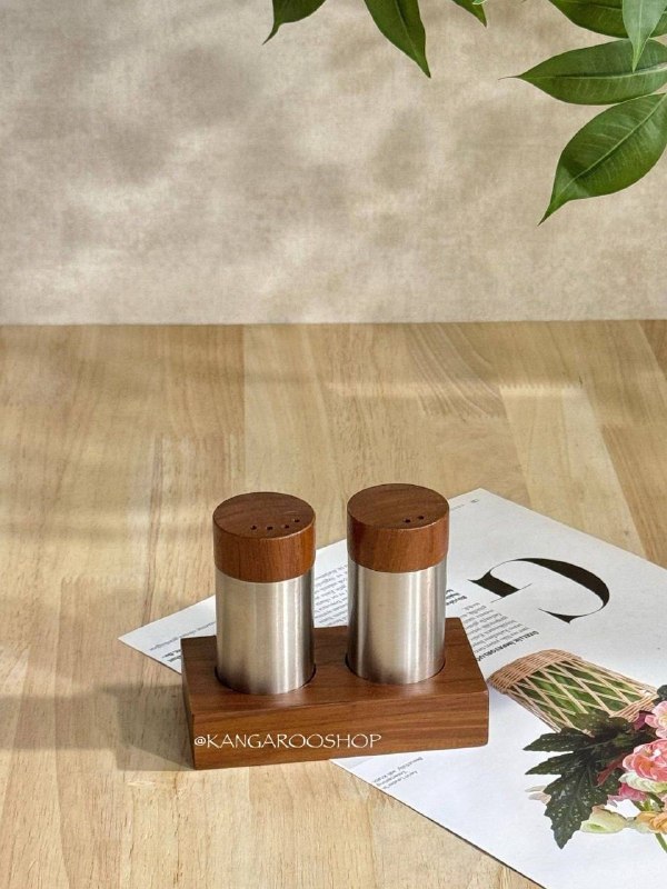 Kangarooshop: 🌸ست نمکپاش جفتی فلزی مربع کد x239✅📦۴۸ عدد✅استیل و چوب✅دارای جعبه کادویی✅قیمت : ۷۹۰،۰۰۰ ت🆔كانال فروشگاه👇🏻@KangarooshopII 