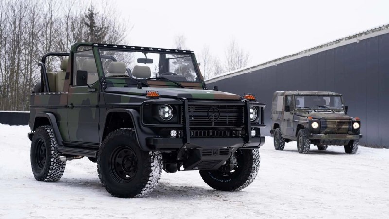 Рестомод военного G-Class с V8 оценили дороже нового «гелика»
