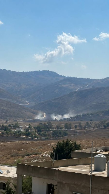 פלישה של כוחות ישראליים לפאתי הצפוניים והמערביים של העיר מייס אל-ג'בל, אזור ואדי אל-ג'מאל ודובאי, מלווה בהפ…