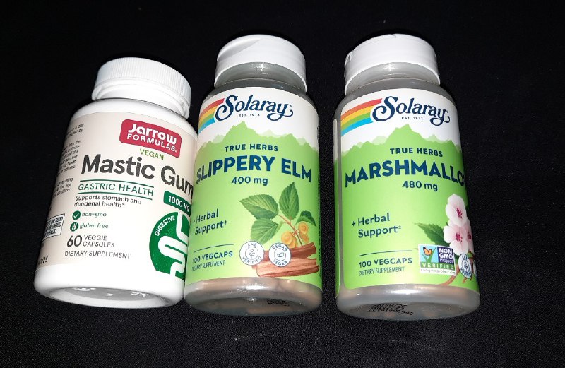 За ненадобностью продам остаток комплекса для восстановления жкт: мастиковая смола 17 капсул, сколь — фото 1