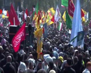 🎦 תמונות אוויר מנג'ף - טקס הלוויה של מנהיג האומה ההרוג
