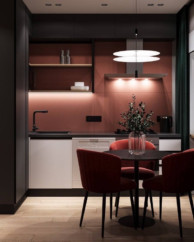 Реализация небольшой кухни в 7 кв.м. Дизайн Jeeva Design - изображение 2 - реализация, небольшой, кухни